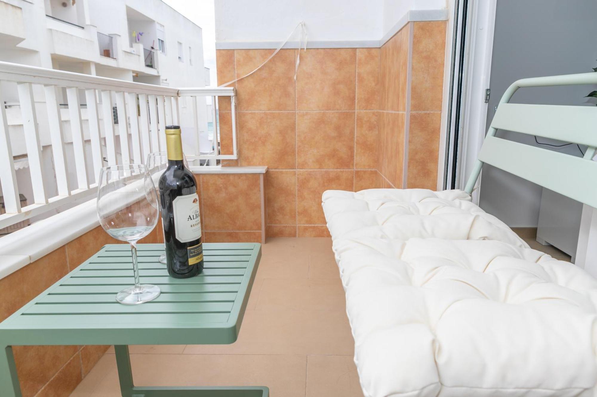 Casa Melva - Primera Linea Con Terraza, Moderno Барбате Экстерьер фото